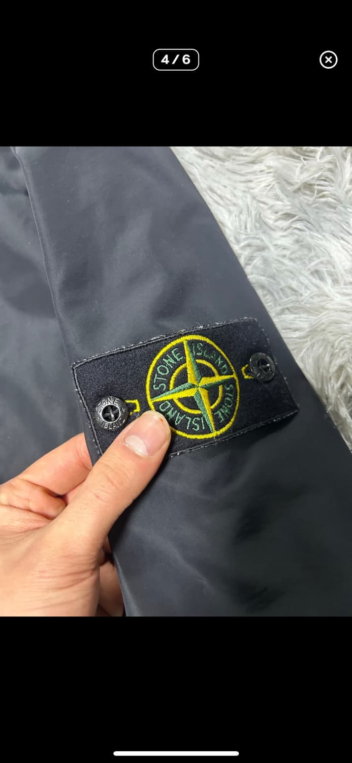 스톤아일랜드 마이크로랩스 나일론 바람막이 M 블랙 상품이미지5