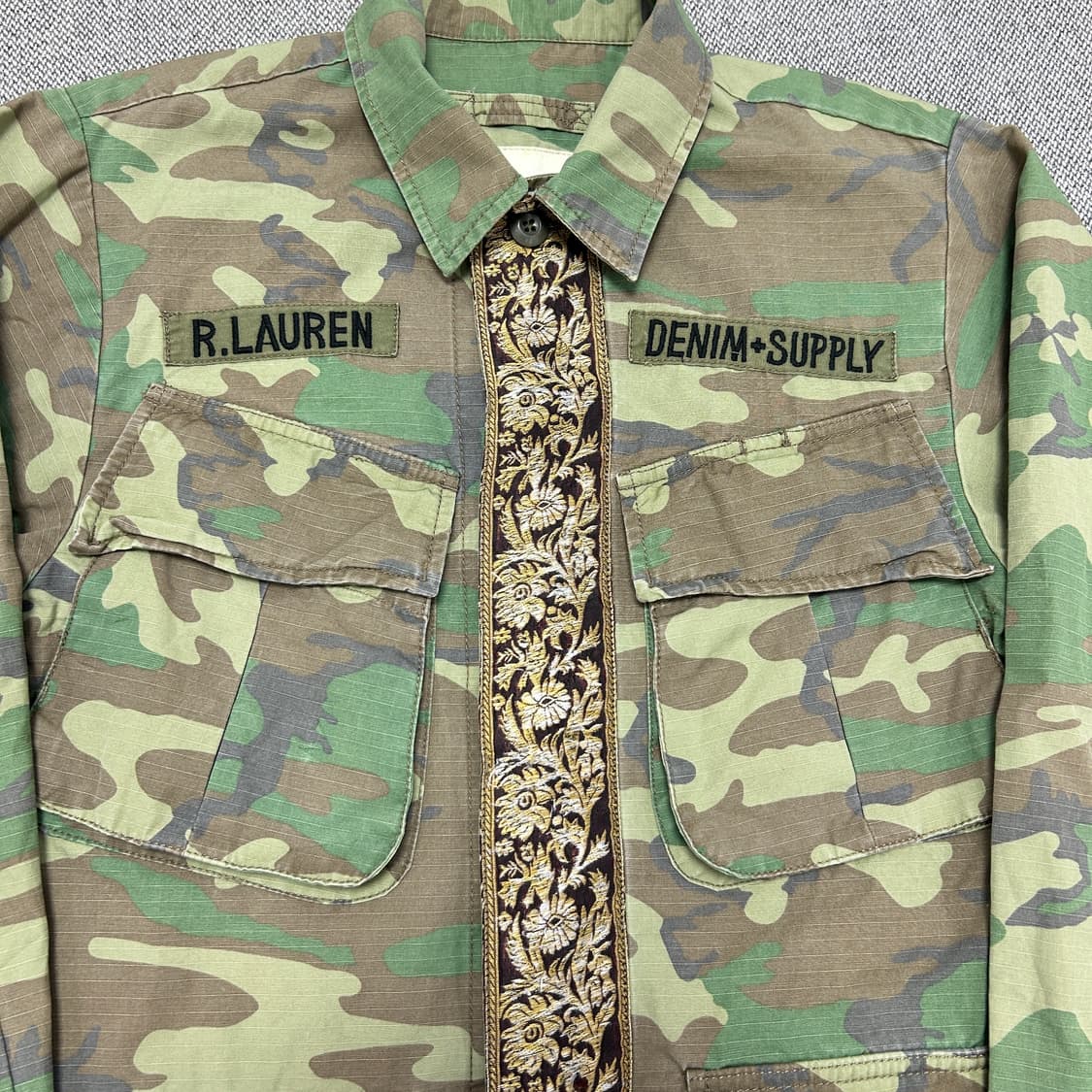 폴로 데님앤서플라이 밀리터리 카모 퍼티그자켓(XS) 상품이미지4
