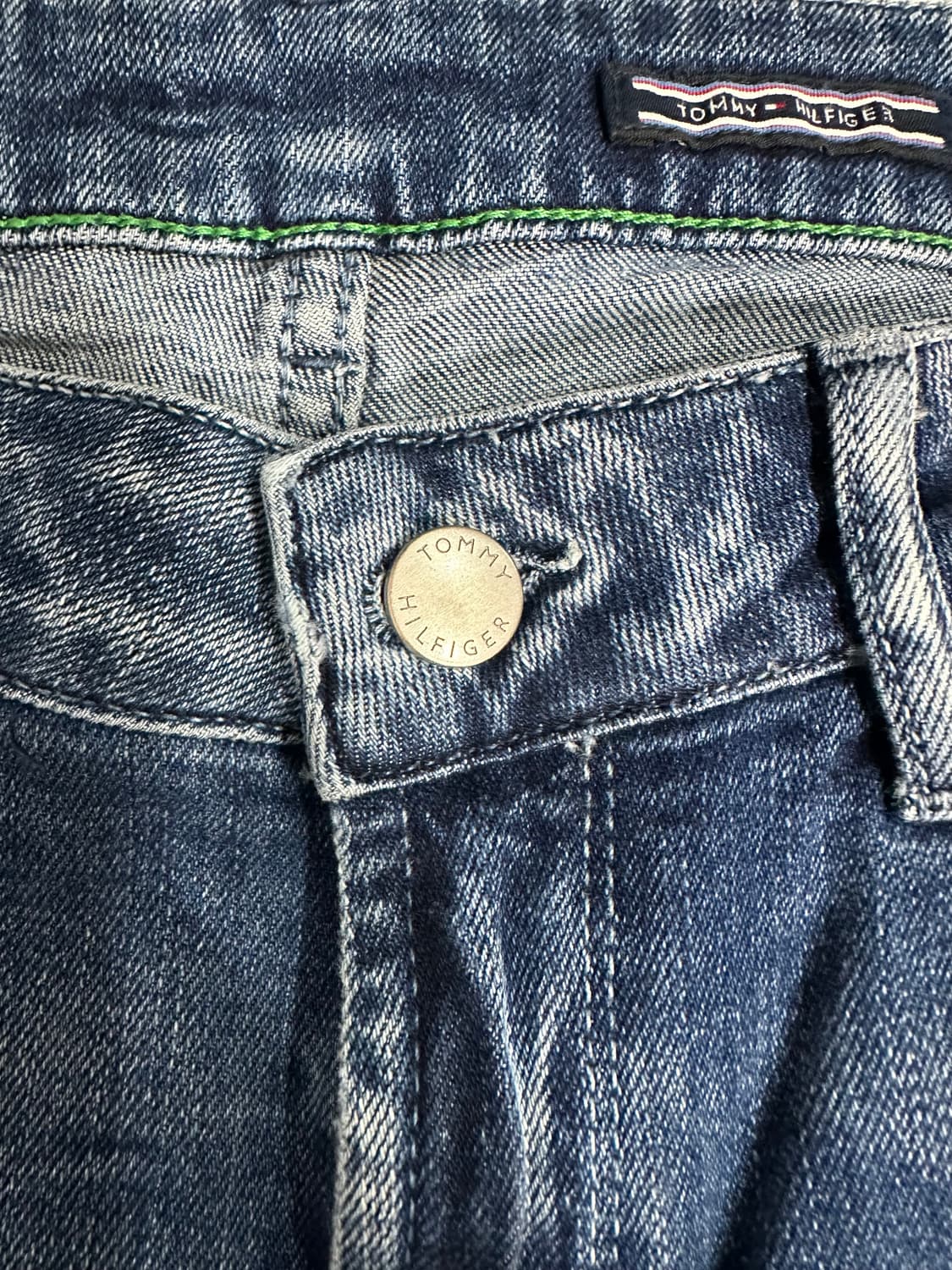 타미힐피거 데님 패치 워싱 청바지 28사이즈 새제품 올드스쿨 상품이미지3
