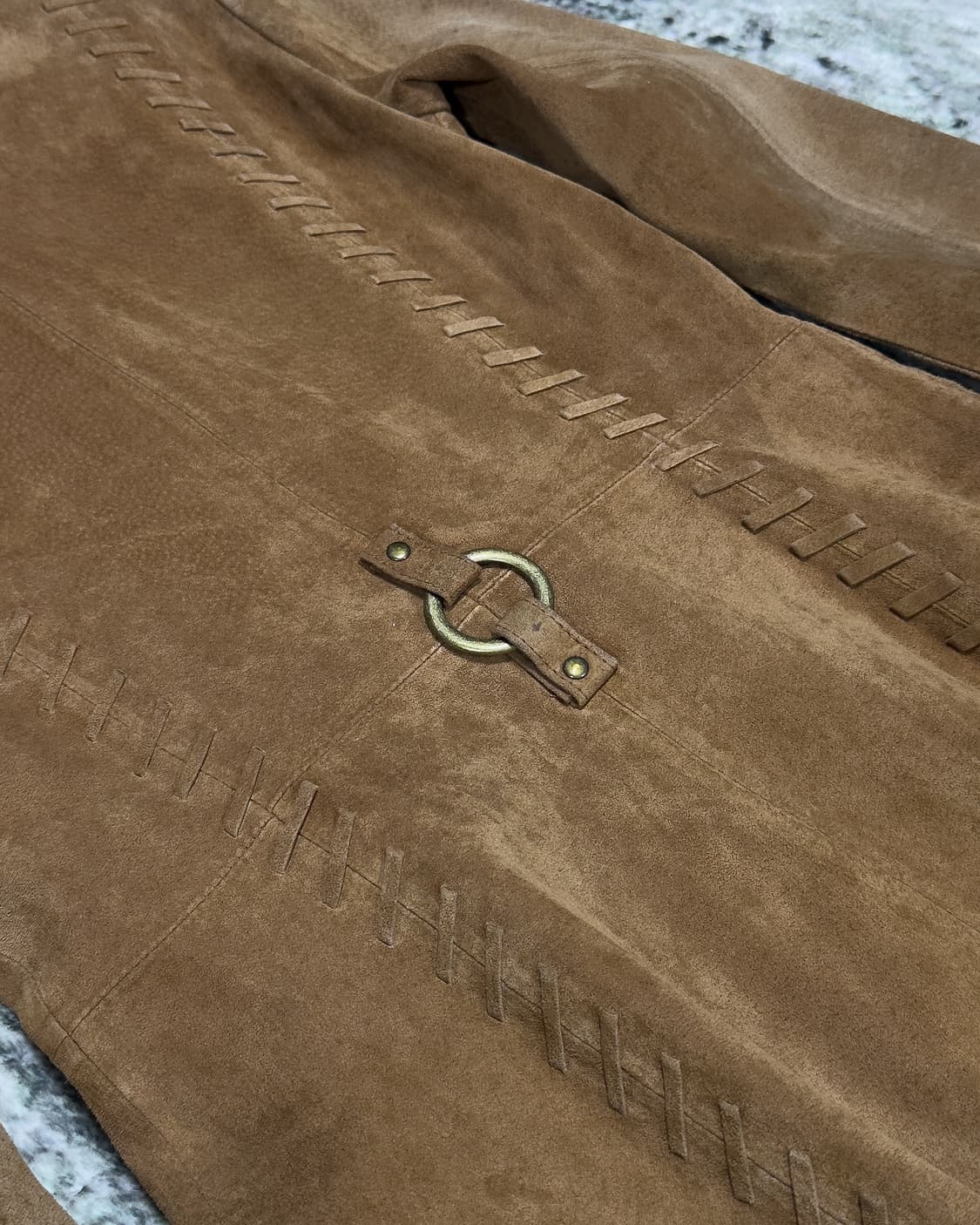 {EGOIST} Pig Suede Leather Double Jacket 상품이미지7