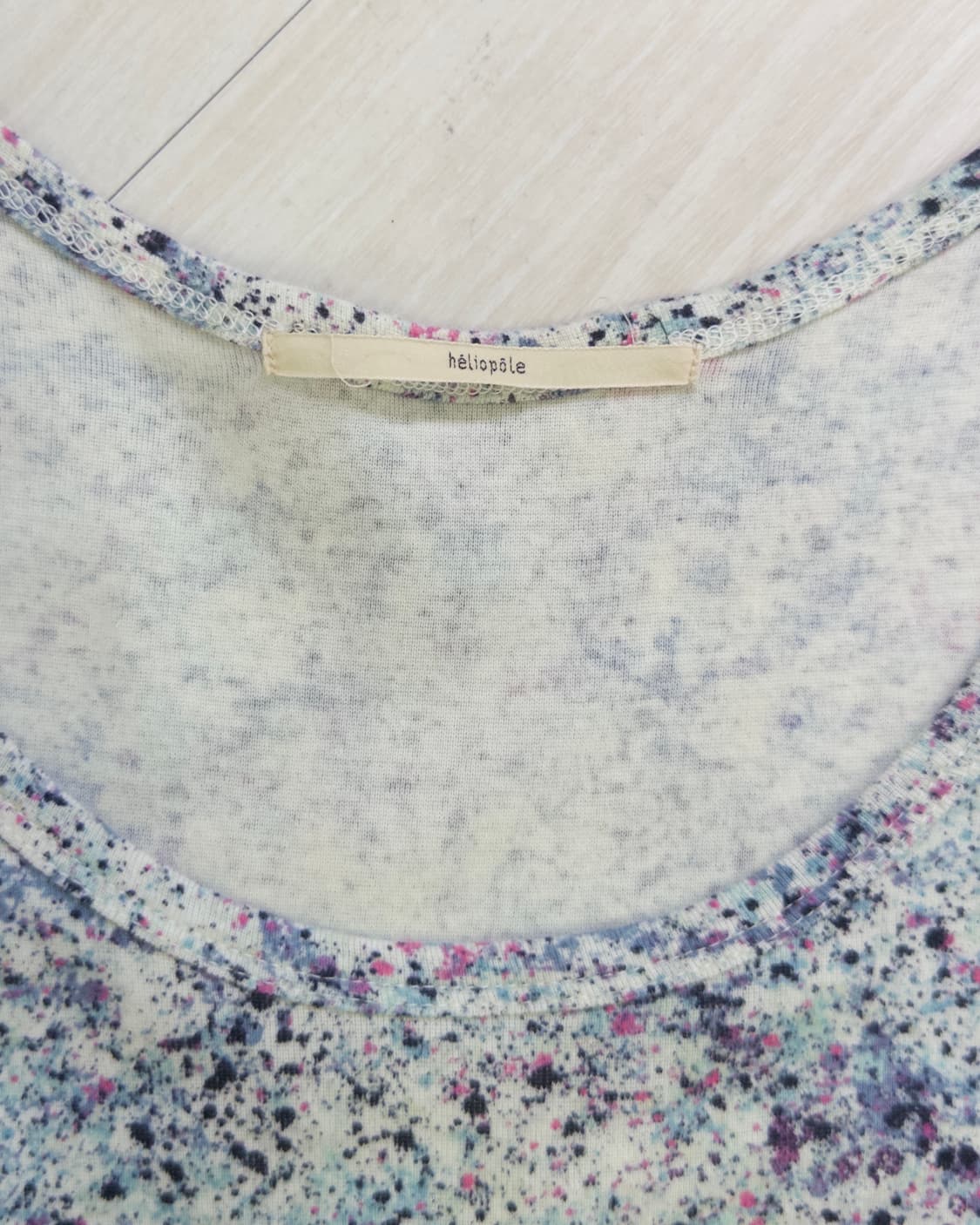 [heliopole] splatter print sleeveless 상품이미지3