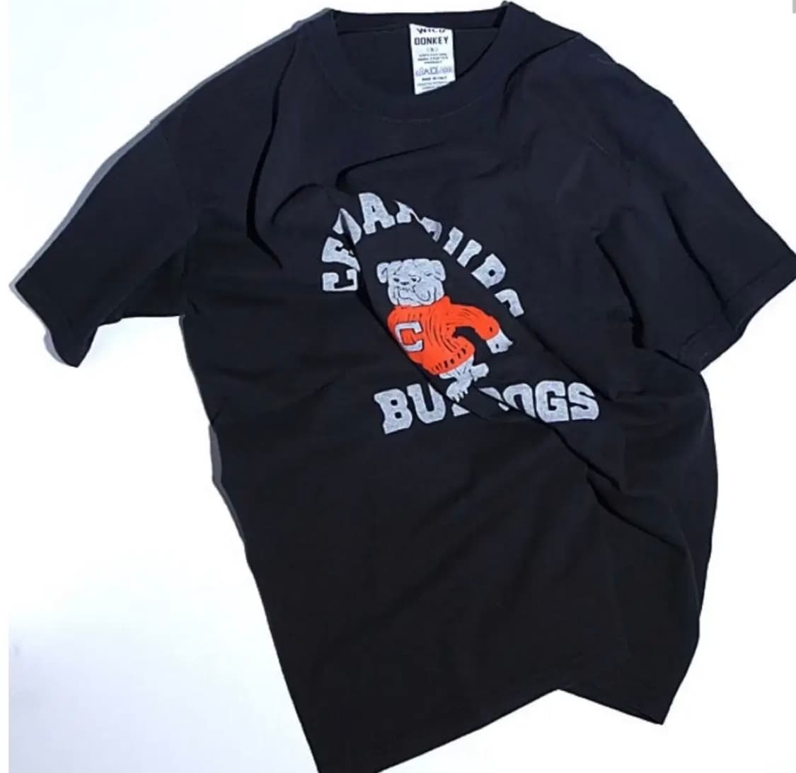 (XL) WILD DONKEY 불독 티셔츠 블랙  상품이미지1