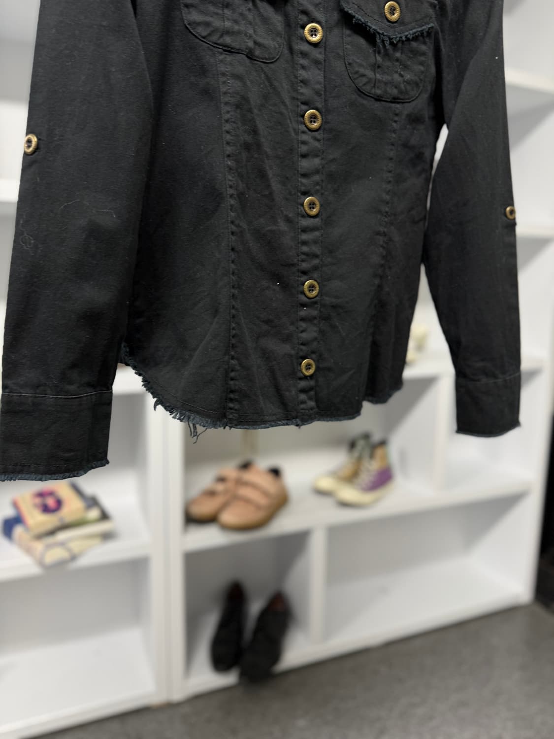 rote rose 더블 넥 셔츠 상품이미지3