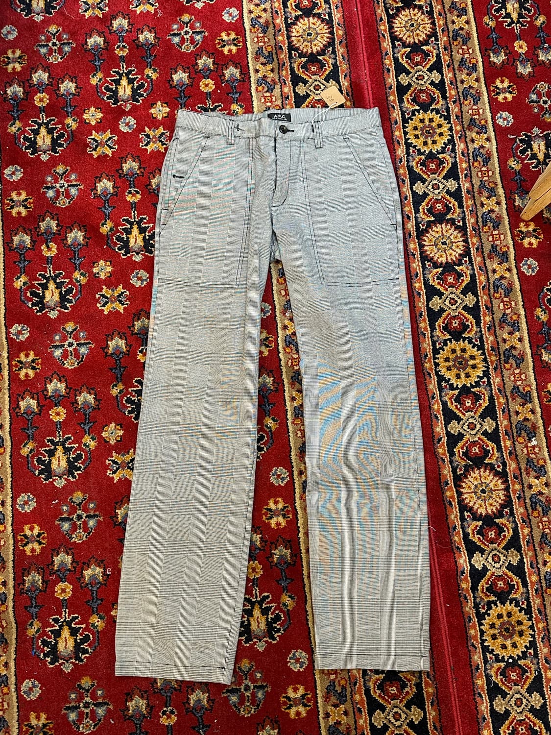 A.P.C 아페쎄 체크 패턴 바지 L 상품이미지1