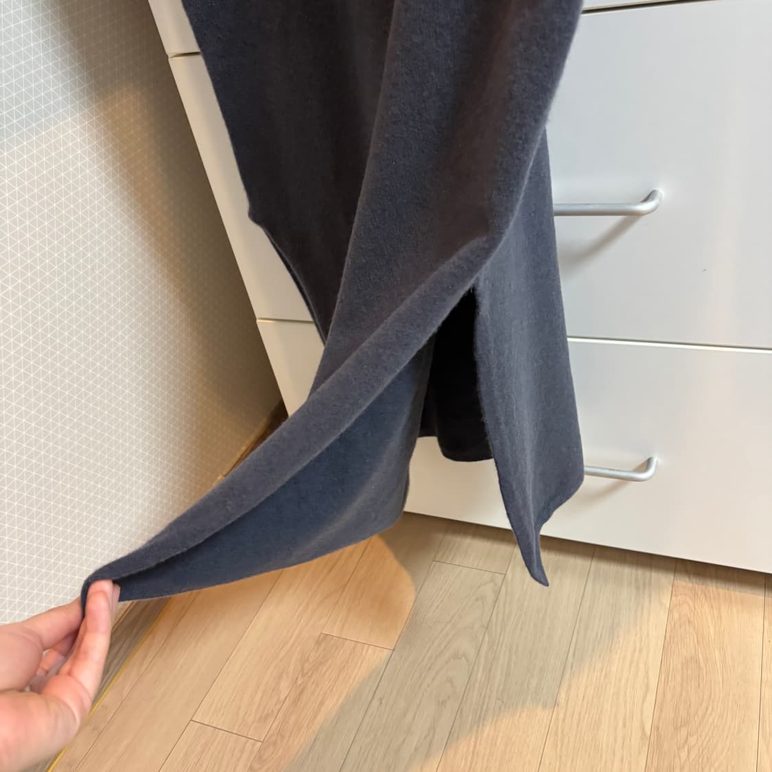 마시모뚜띠 이태리제 양모(울) 다크네이비 원피스 상품이미지6