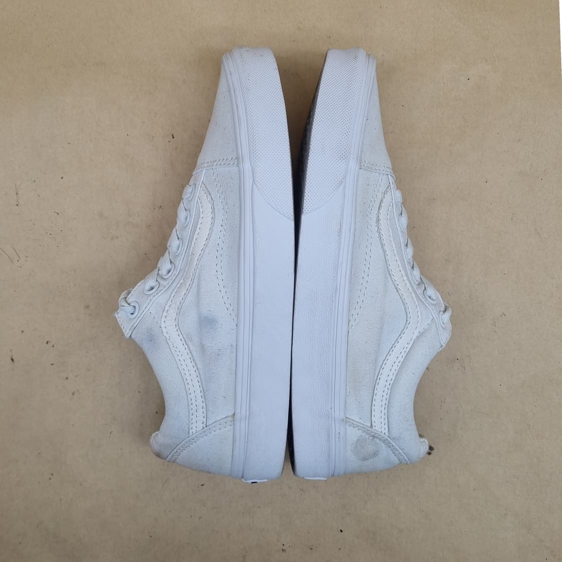 반스 올드스쿨 화이트 여성스니커즈240 상품이미지5