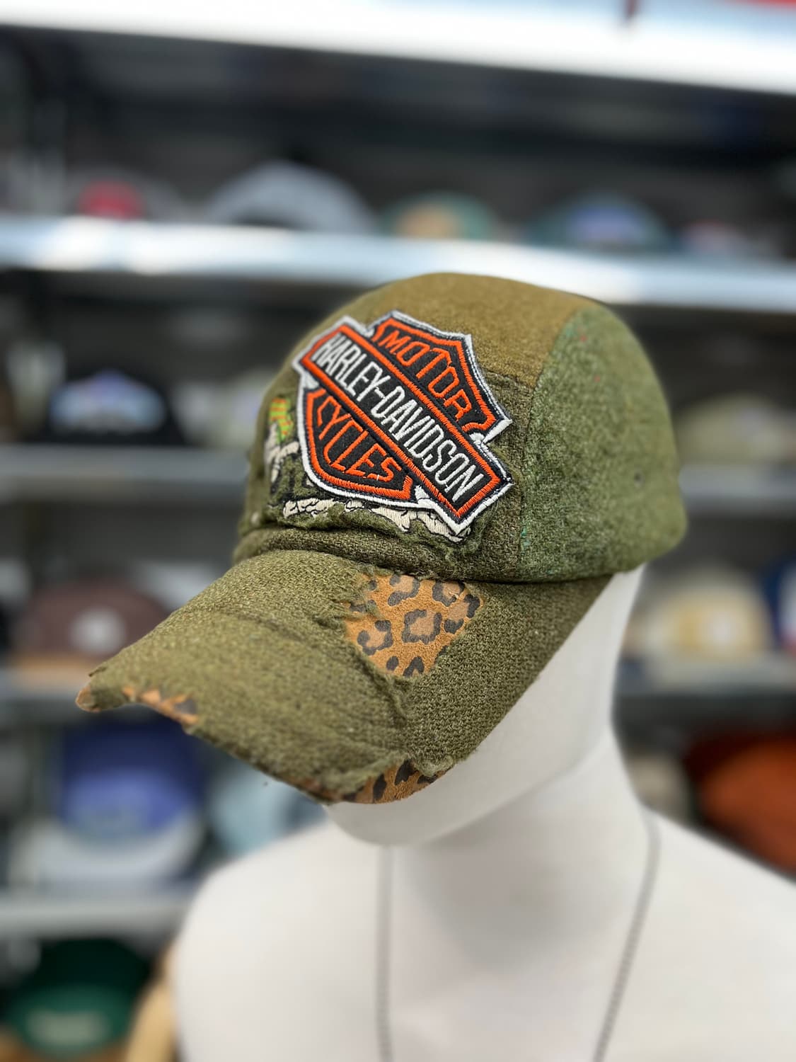 스타일 밀리터리 스컬 군모 상품이미지2