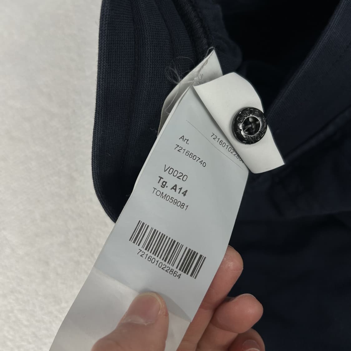 스톤아일랜드 정품 신형 네이비 반바지 유아용 14 상품이미지4