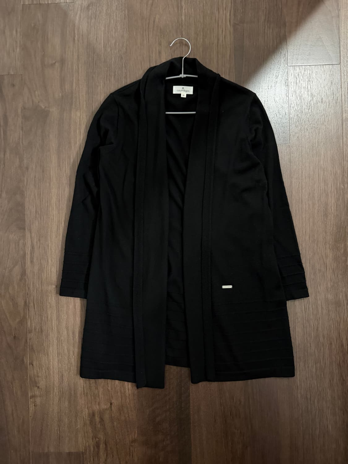 꾸레쥬 울 오픈 가디건 상품이미지1