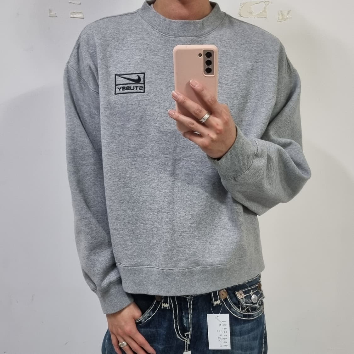 나이키 스투시 NRG BR 크루 플리스 그레이 상품이미지3