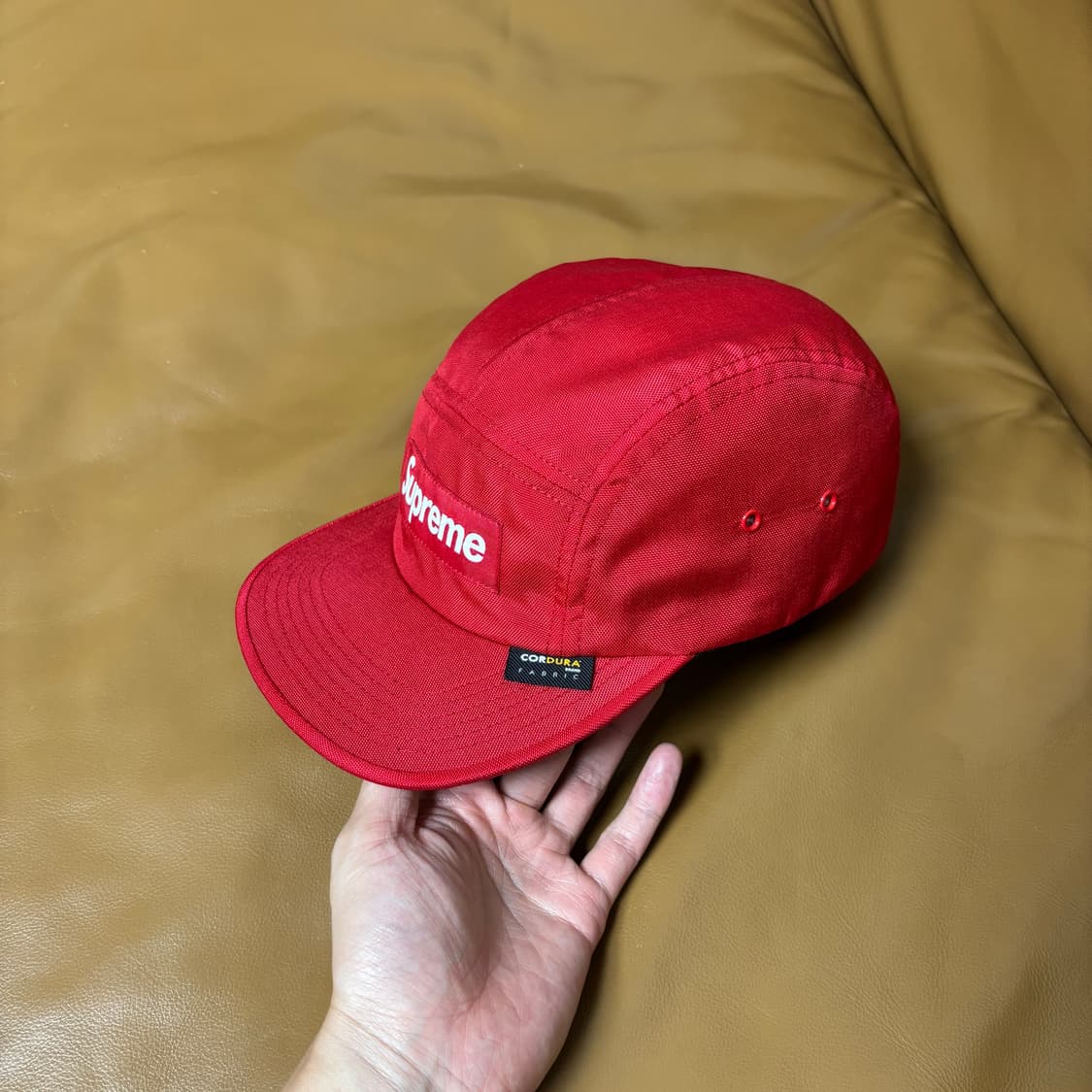 Supreme 슈프림 레드 캠프캡 모자 (Cordura Red) 상품이미지3