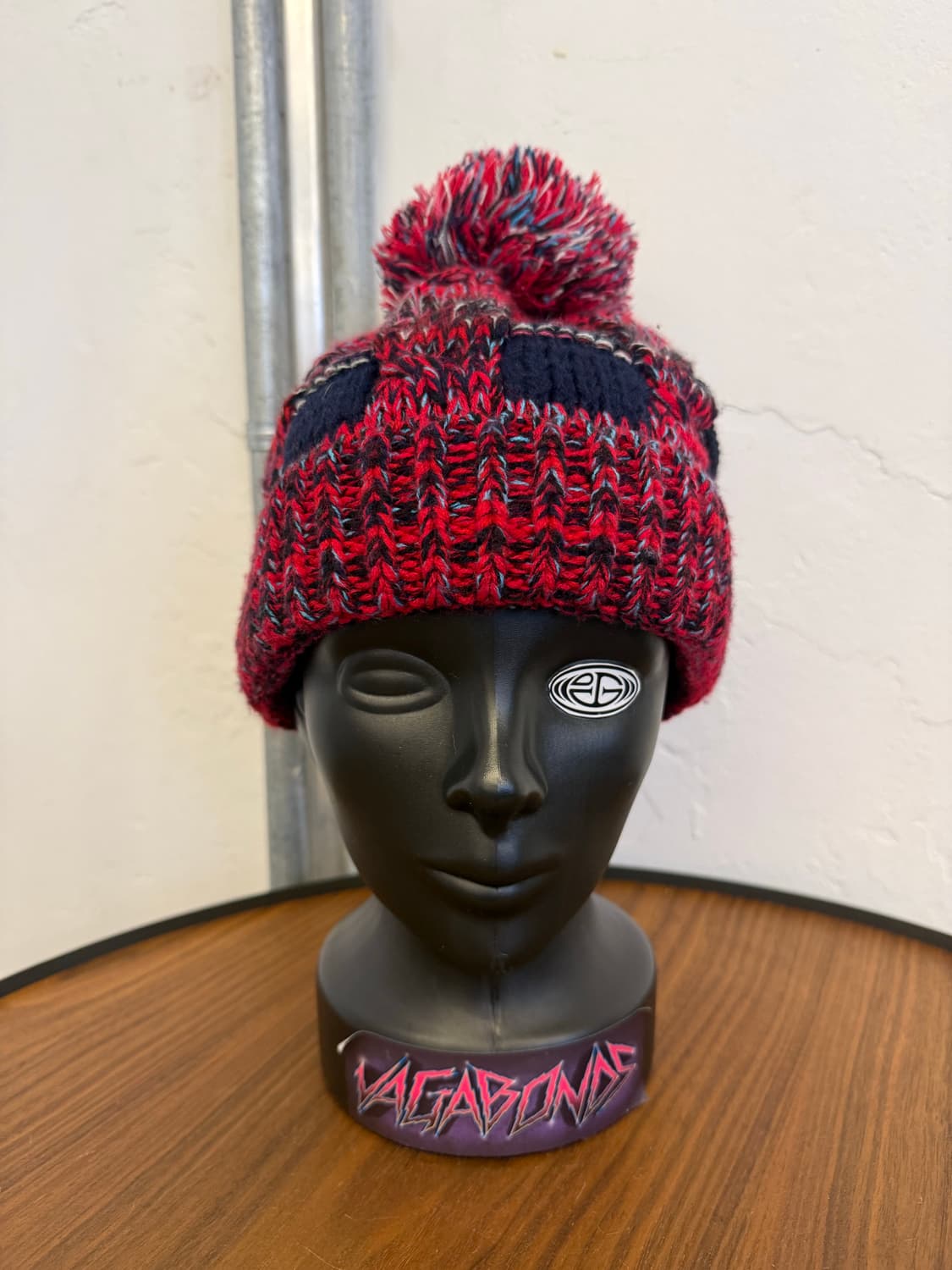 빈티지 케이블니트 폼폼 비니 상품이미지2