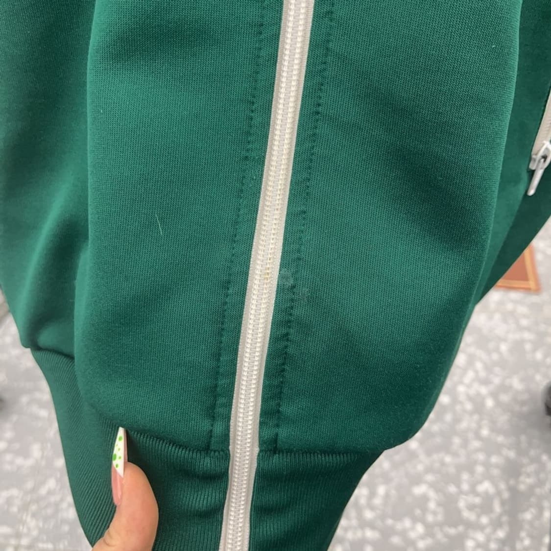 아디다스 팔메이라스 올드스쿨 빅로고 딥그린 져지 집업 95 C09050 상품이미지9