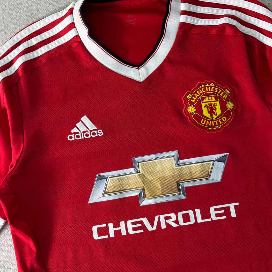 100 아디다스 15-16 맨유 홈 반팔 유니폼 상품이미지2