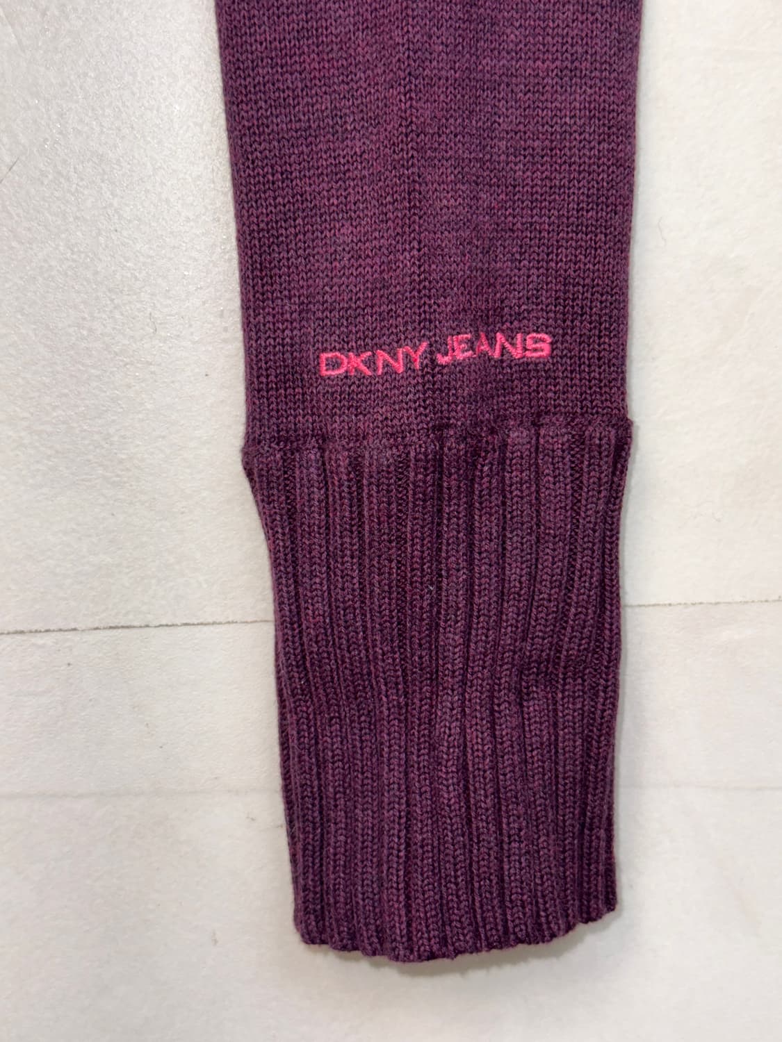 DKNY deep purple fairy beads wrap 가디건 상품이미지6