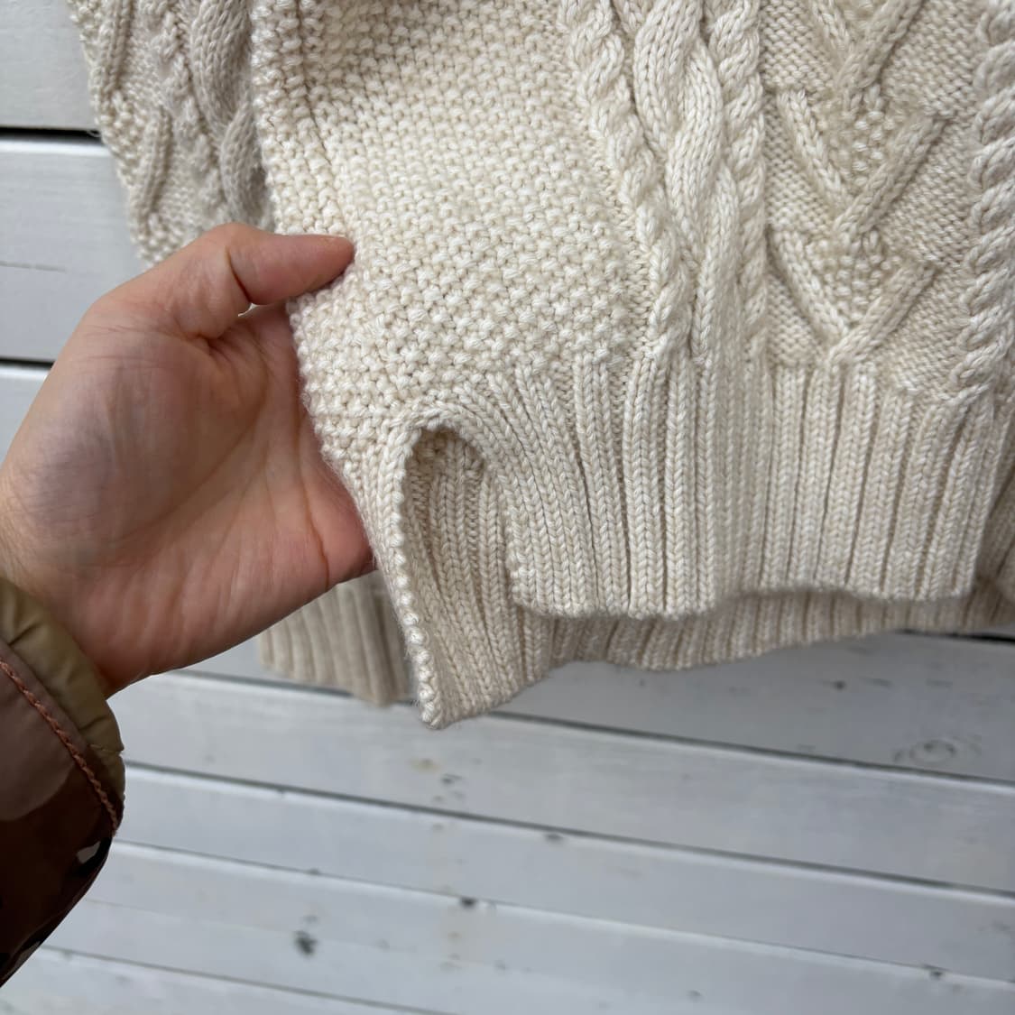 Polo 폴로 아란 니트 상품이미지4