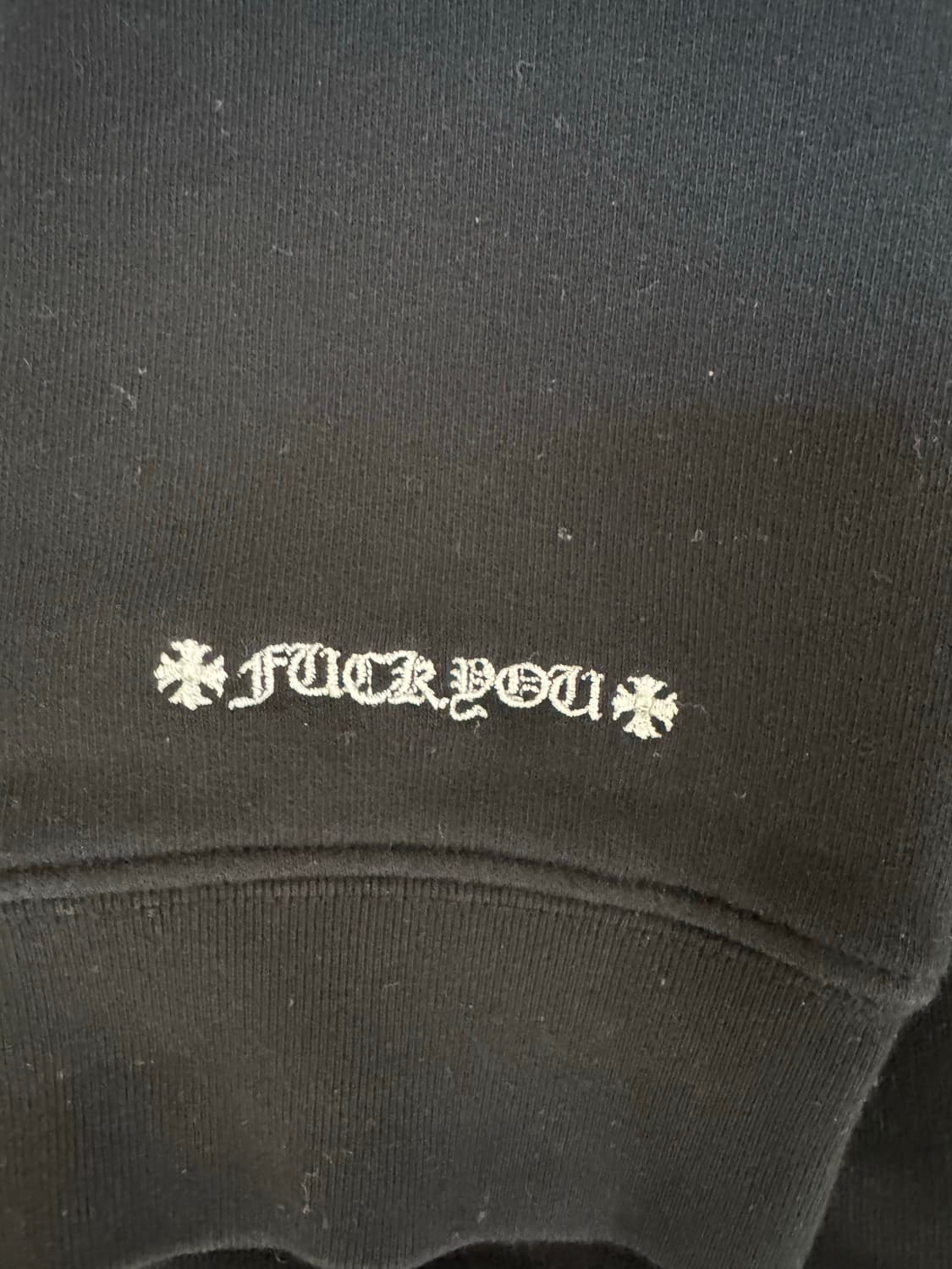 크롬하츠 자수 버티컬 맨투맨 상품이미지3