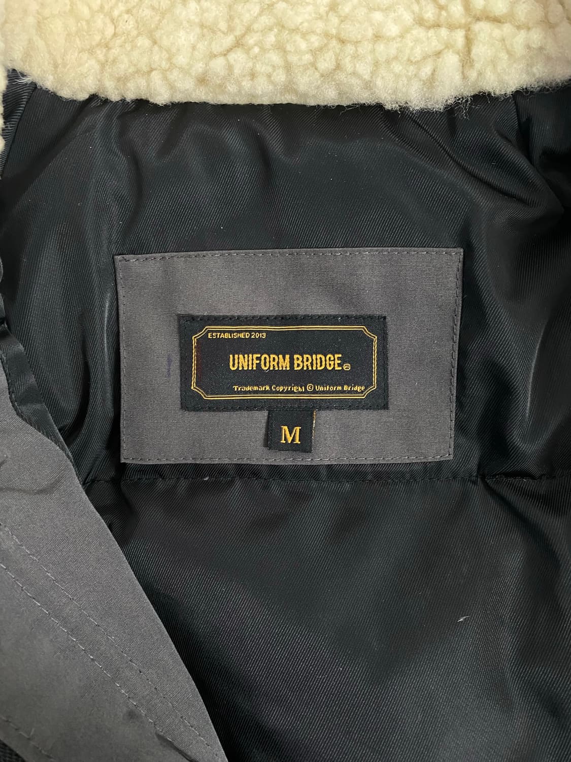 유니폼브릿지 양털 덕다운 패딩 자켓 M 상품이미지5