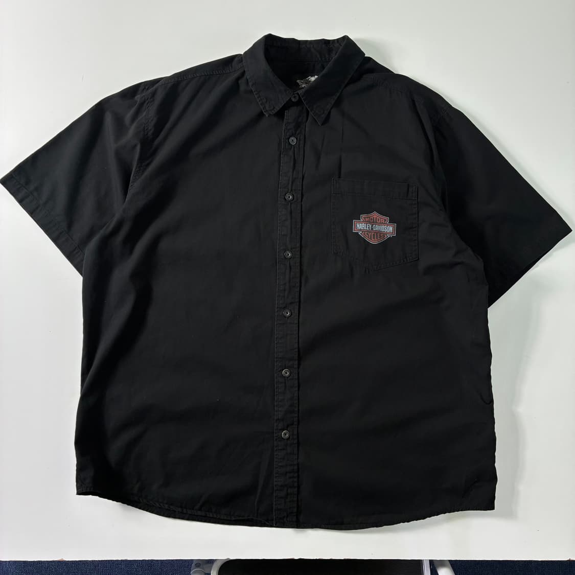 Harley davidson  할리 데이비슨 바이커 플레임 반팔 셔츠 상품이미지3