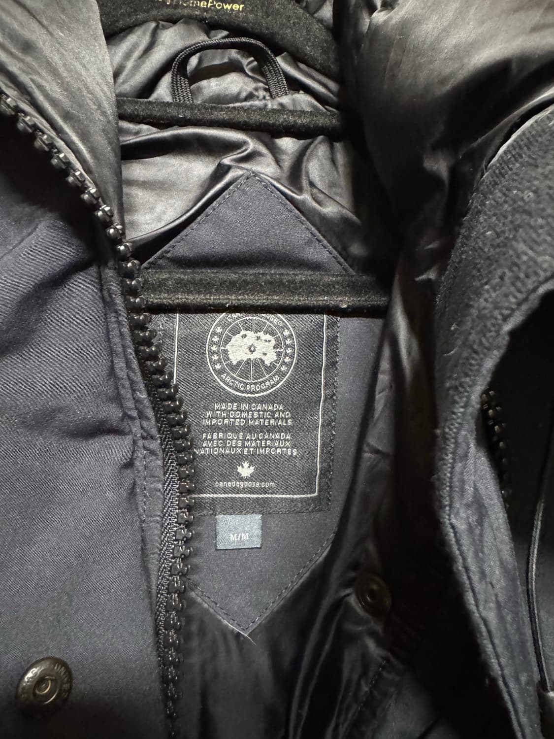 M 캐나다구스 쉘번 블랙라벨 패딩 상품이미지8