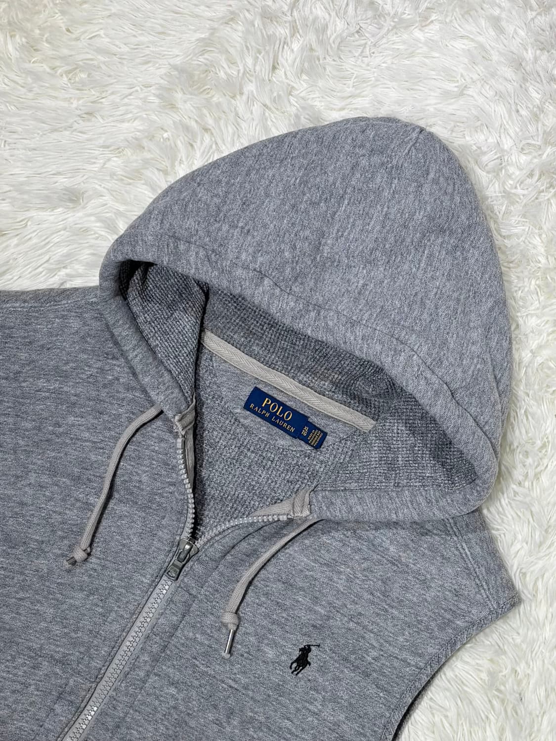폴로랄프로렌 그레이 포니 후드 베스트 상품이미지5