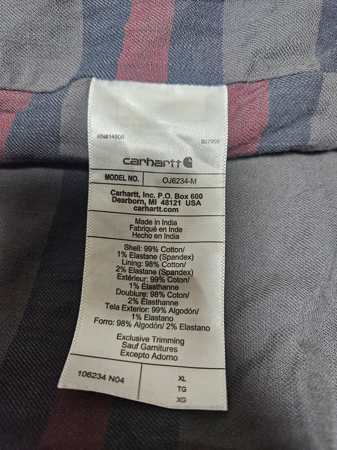 빈티지칼하트 칼하트 디트로이트 블랙 XL 상품이미지8