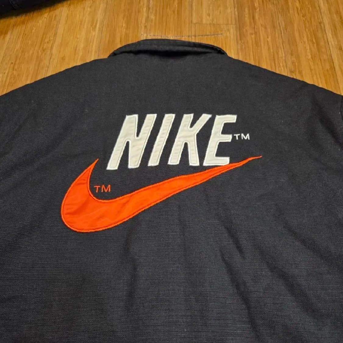 최상급) 나이키 신형 빅로고 코튼 퀄팅 코치자켓 (XL)
 상품이미지4