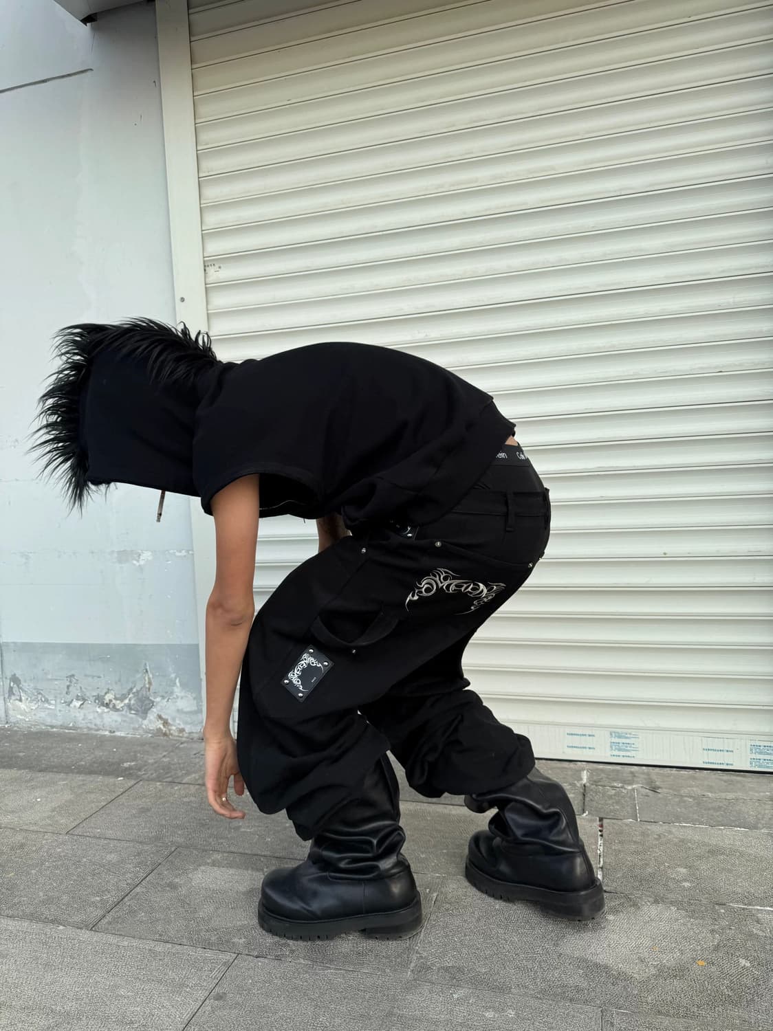 Tribal Halo Cargo Wide Pants 상품이미지6