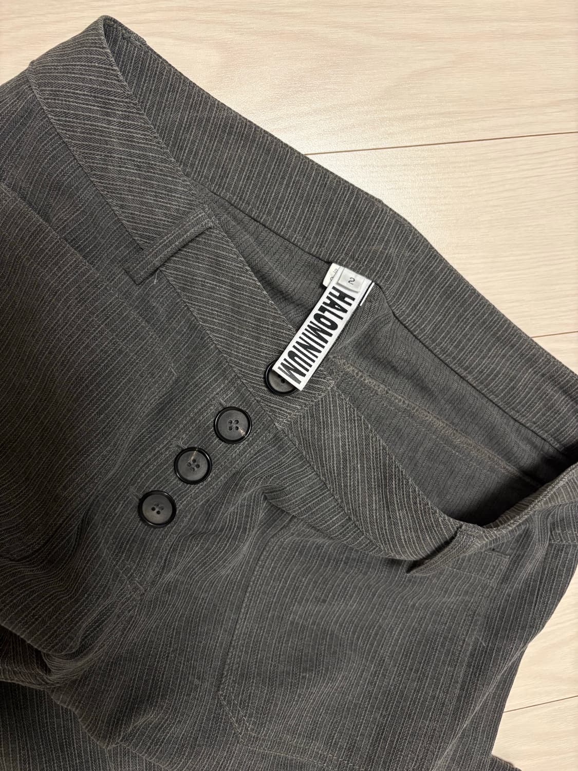 할로미늄 부츠컷 팬츠 2사이즈 상품이미지2