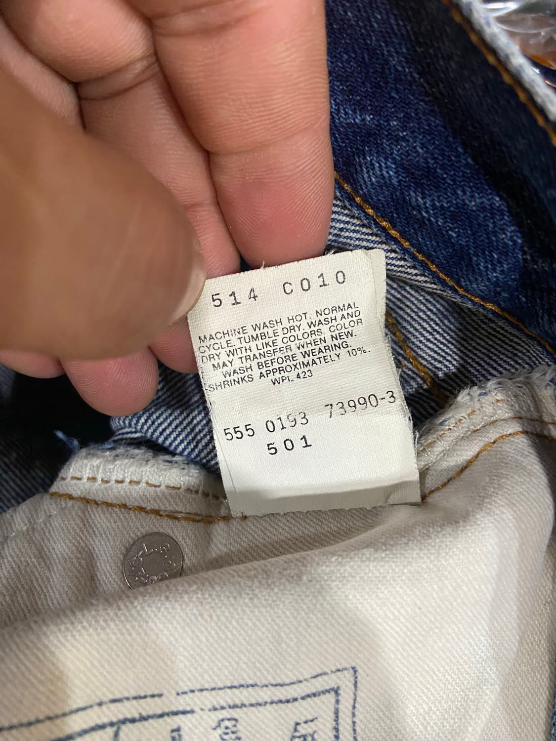 1993 Levi's 501 리바이스 오리지널 LVC 데님팬츠 상품이미지8