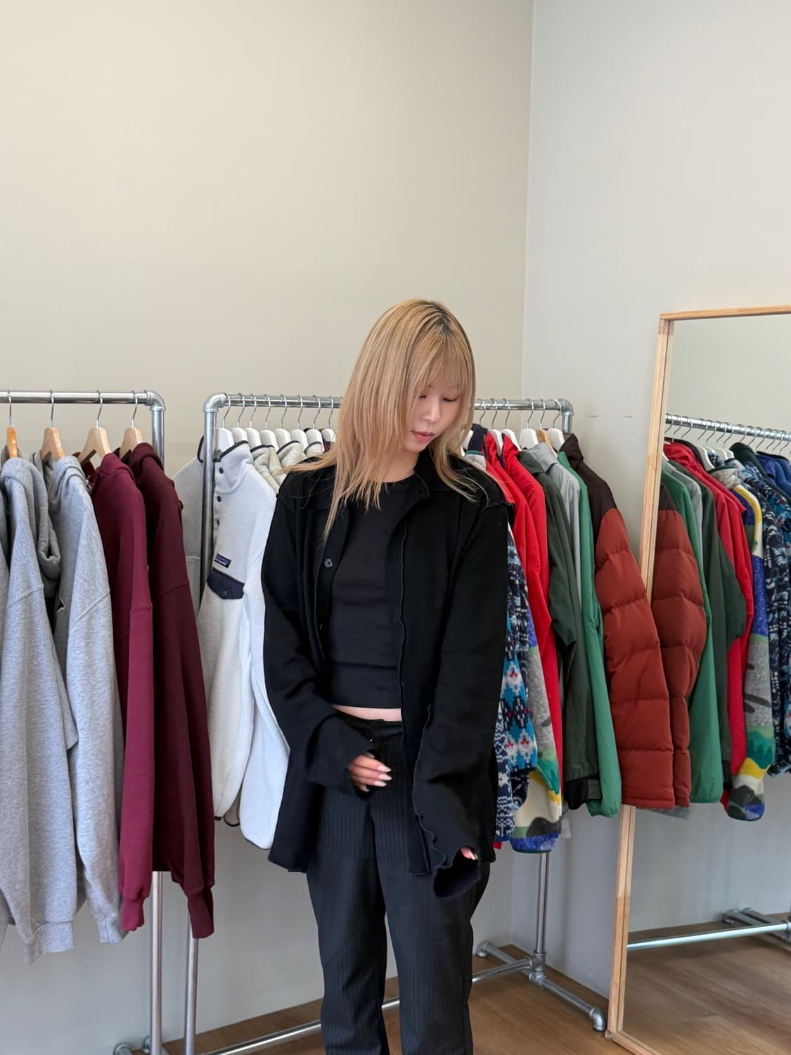 요지야마모토 뿌르옴므 00s 인사이드아웃 가디건 상품이미지2