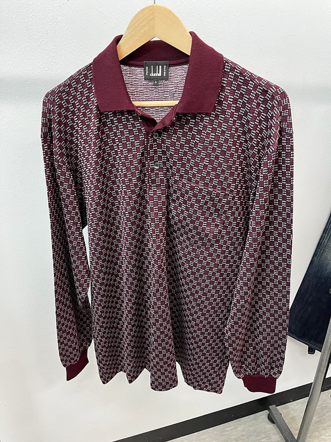 110) 던힐 이태리 긴팔 카라티 상품이미지2