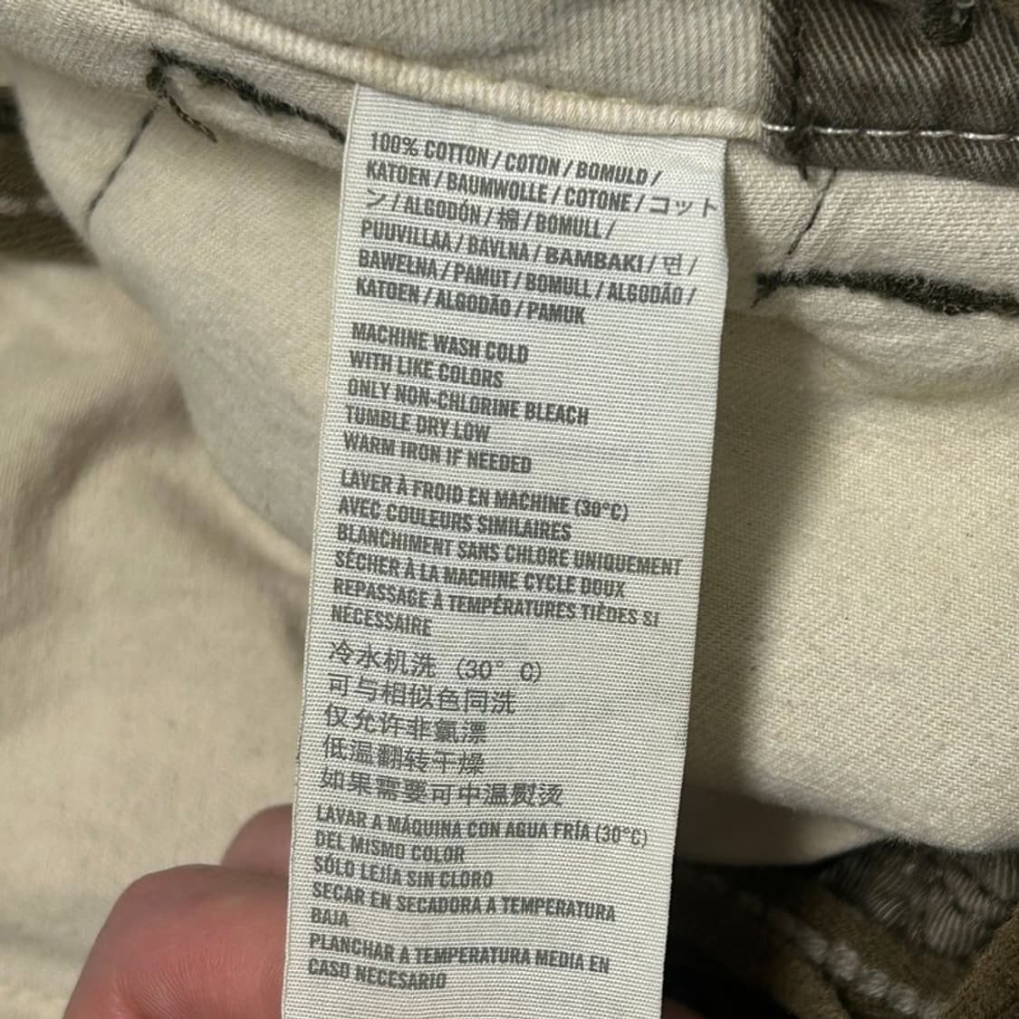 아베크롬비&피츠 빈티지 스타일 카고 팬츠 W30 L30 상품이미지6