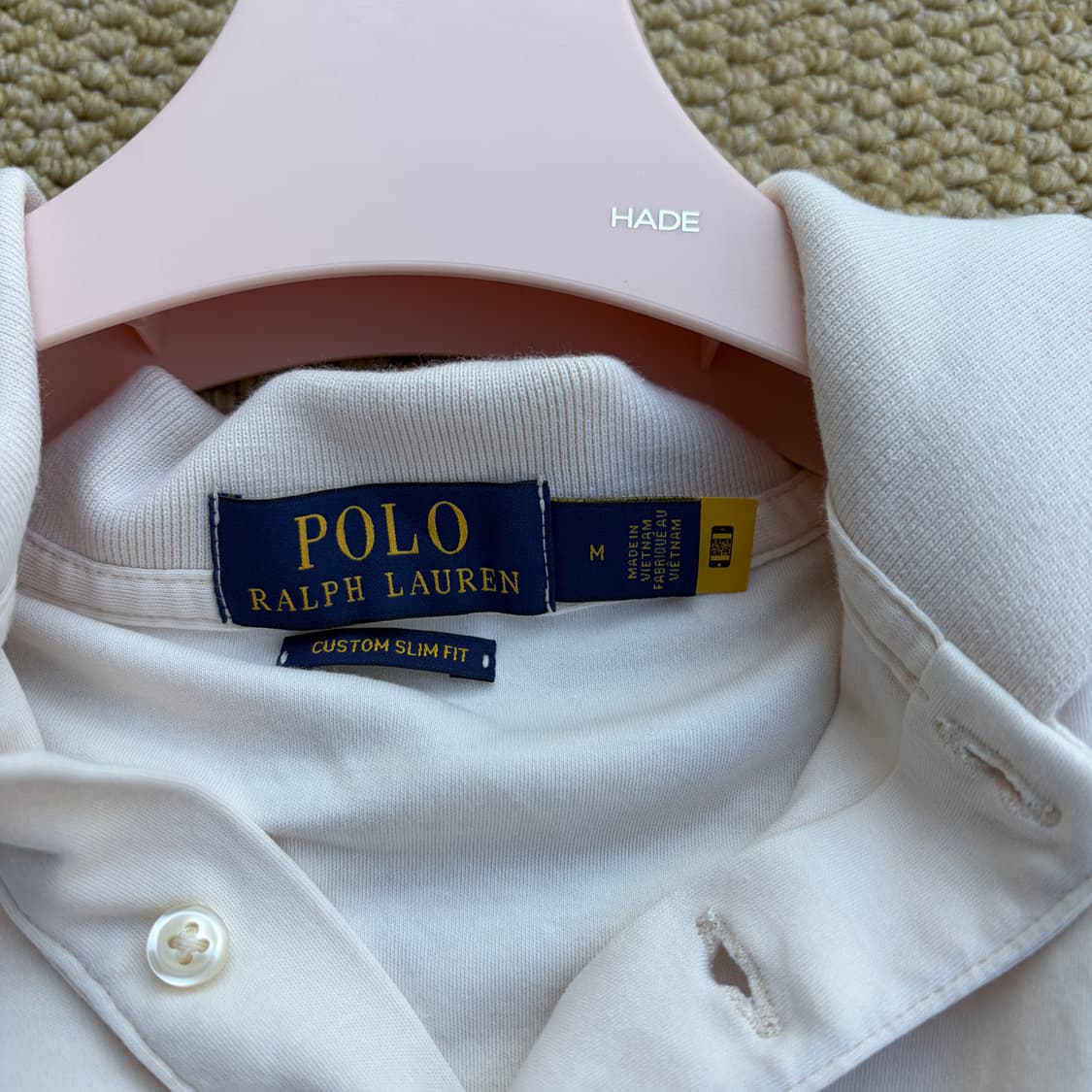 QR택)폴로 랄프로렌 아이보리 멀티포니 PK반팔 티셔츠 상품이미지4