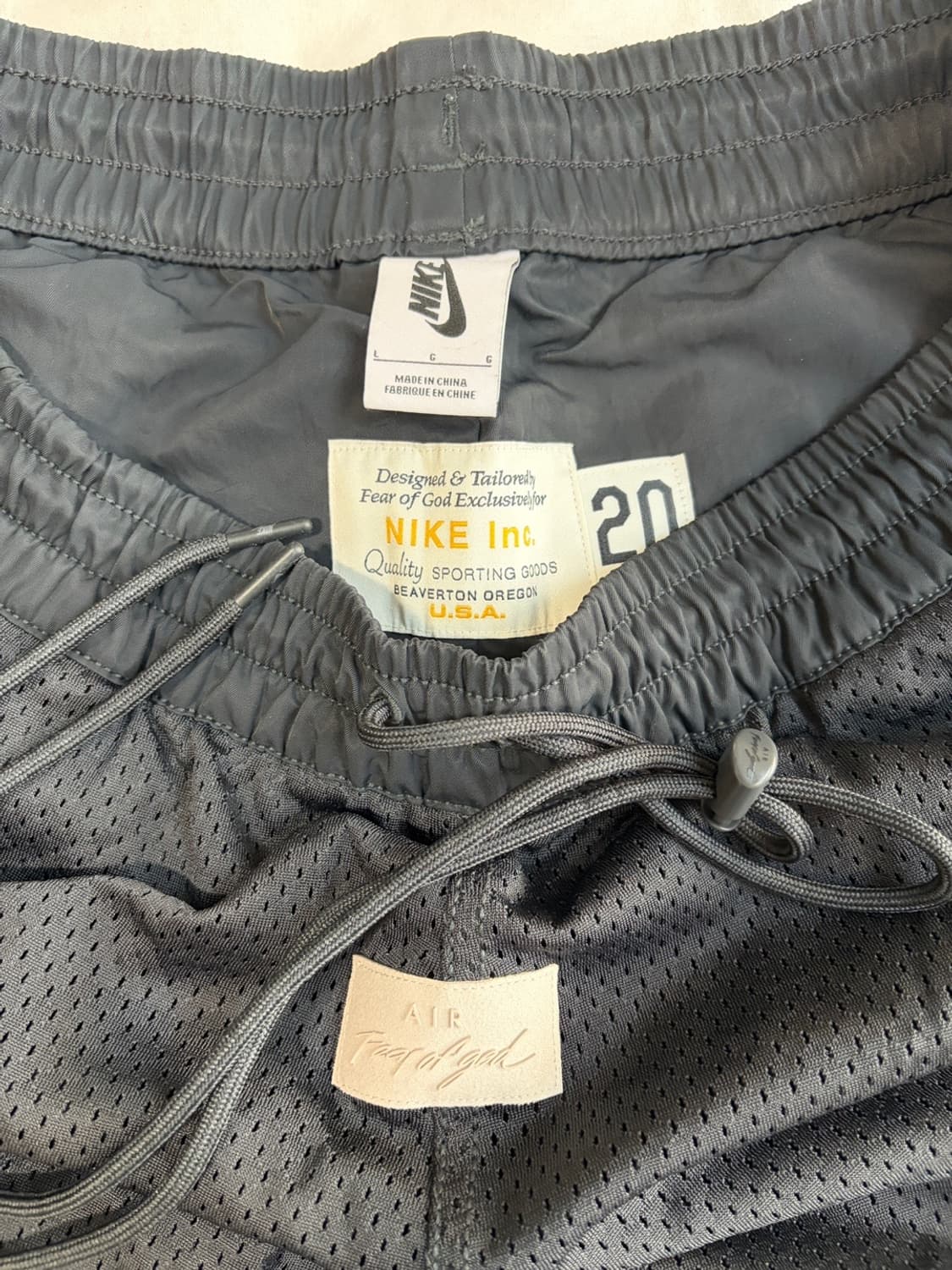 나이키 x 피어오브갓 베스킷볼 쇼츠 오프느와르 피오갓 FOG 반바지  상품이미지2