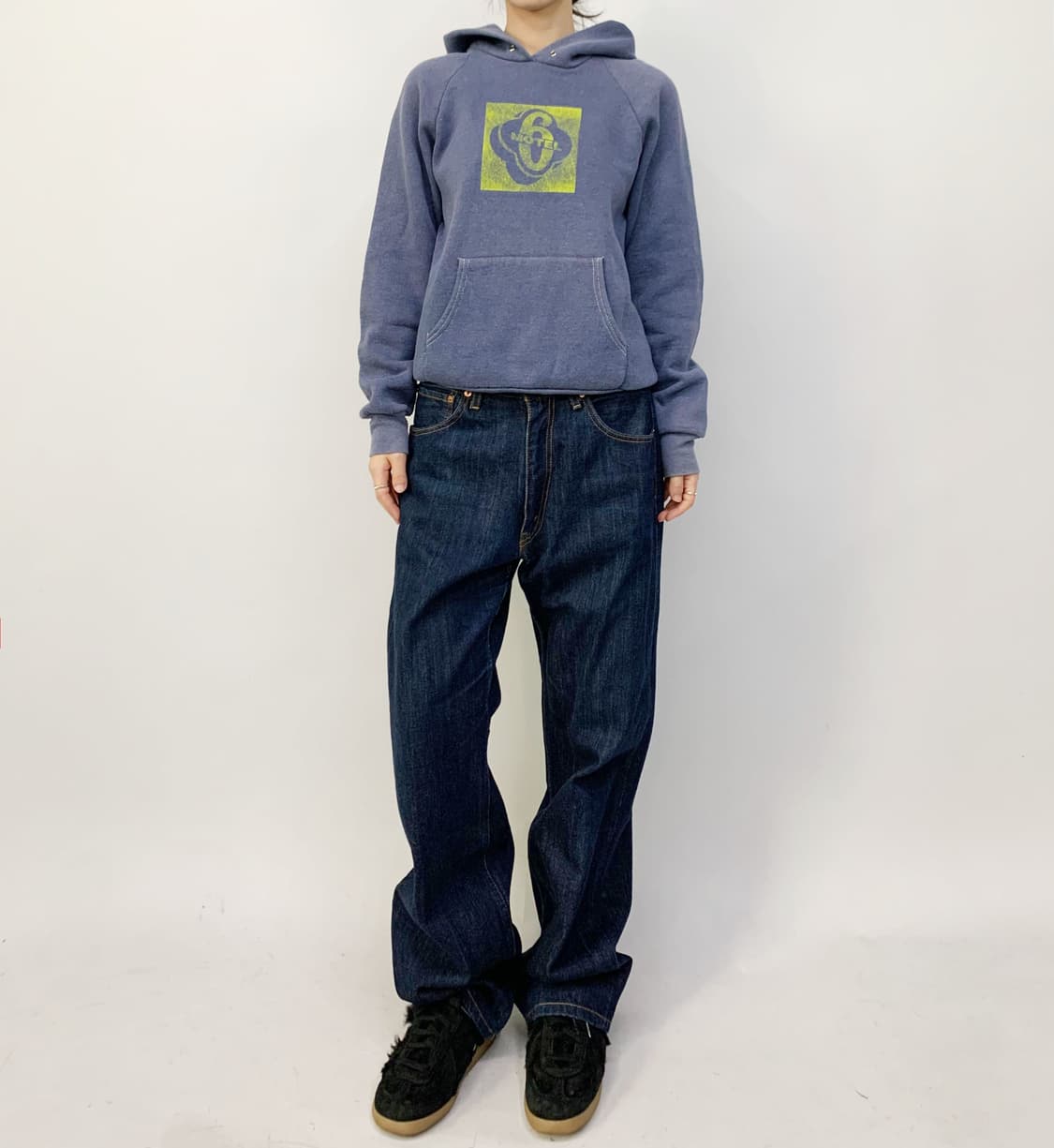 90's FRUIT OF THE LOOM made in u.s.a 후드티 상품이미지1