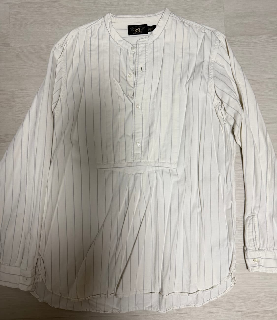 더블알엘(RRL) 스트라이프 트윌 팝오버 셔츠 상품이미지2