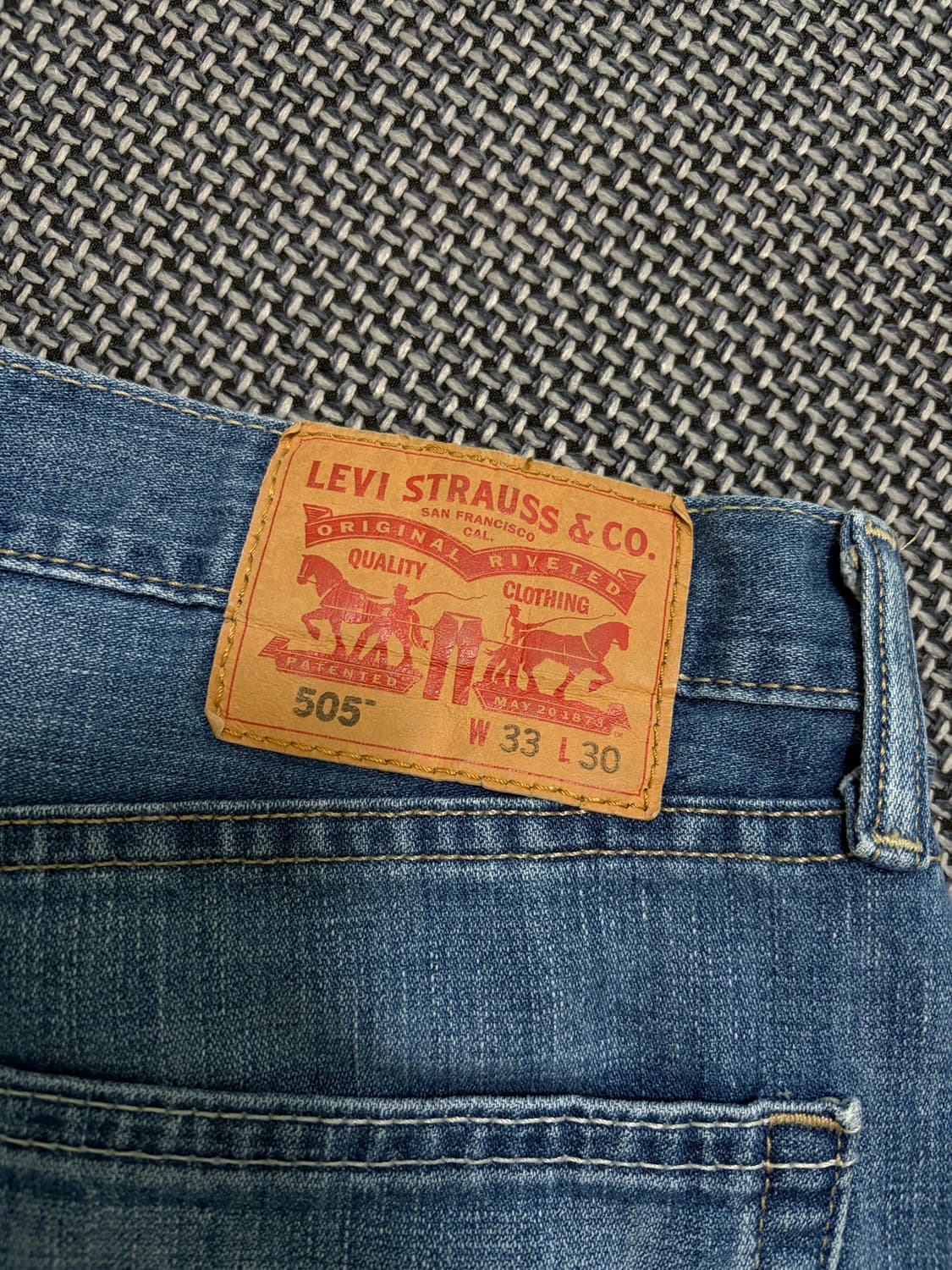 리바이스 505 데님 33x30 상품이미지2