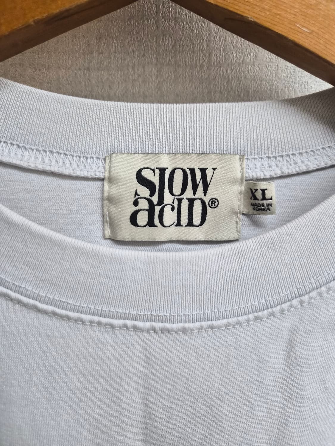 XL) 슬로우애시드 프린팅 반팔 티셔츠 팝니다 상품이미지3