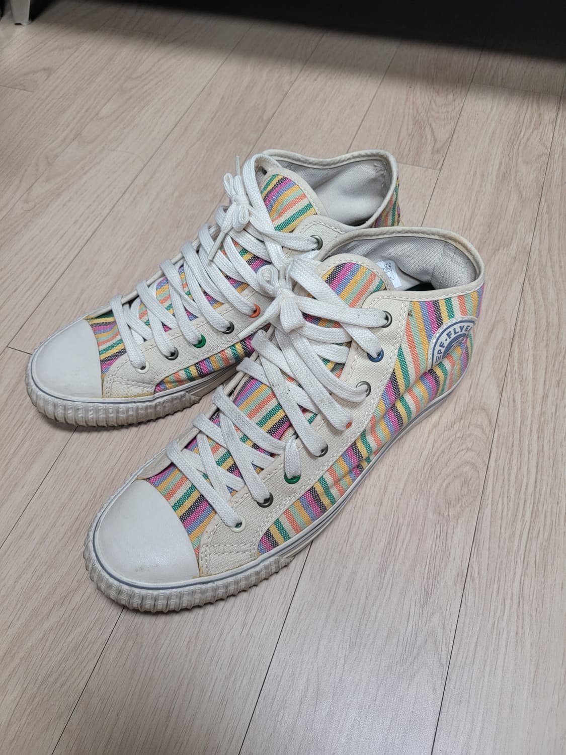 PF Flyers 남자 스니커 하이 280 레인보우 상품이미지1