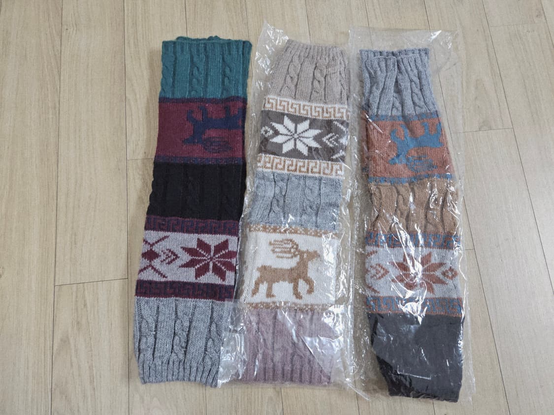 [새상품] 빈티지 모리걸 노르딕 레그워머 상품이미지1