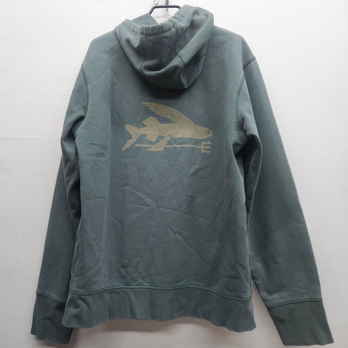 파티고니아 백 플라잉피쉬 프린팅 유기농 코튼 후드티 M(L) 상품이미지4