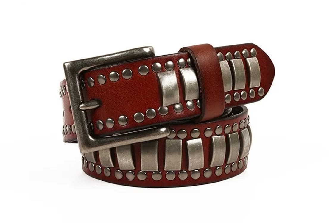 Vintage Plate Stud Belt 상품이미지2