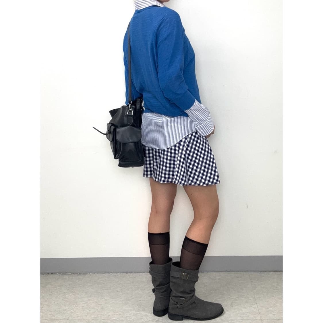 빈티지 블루 가디건 상품이미지4