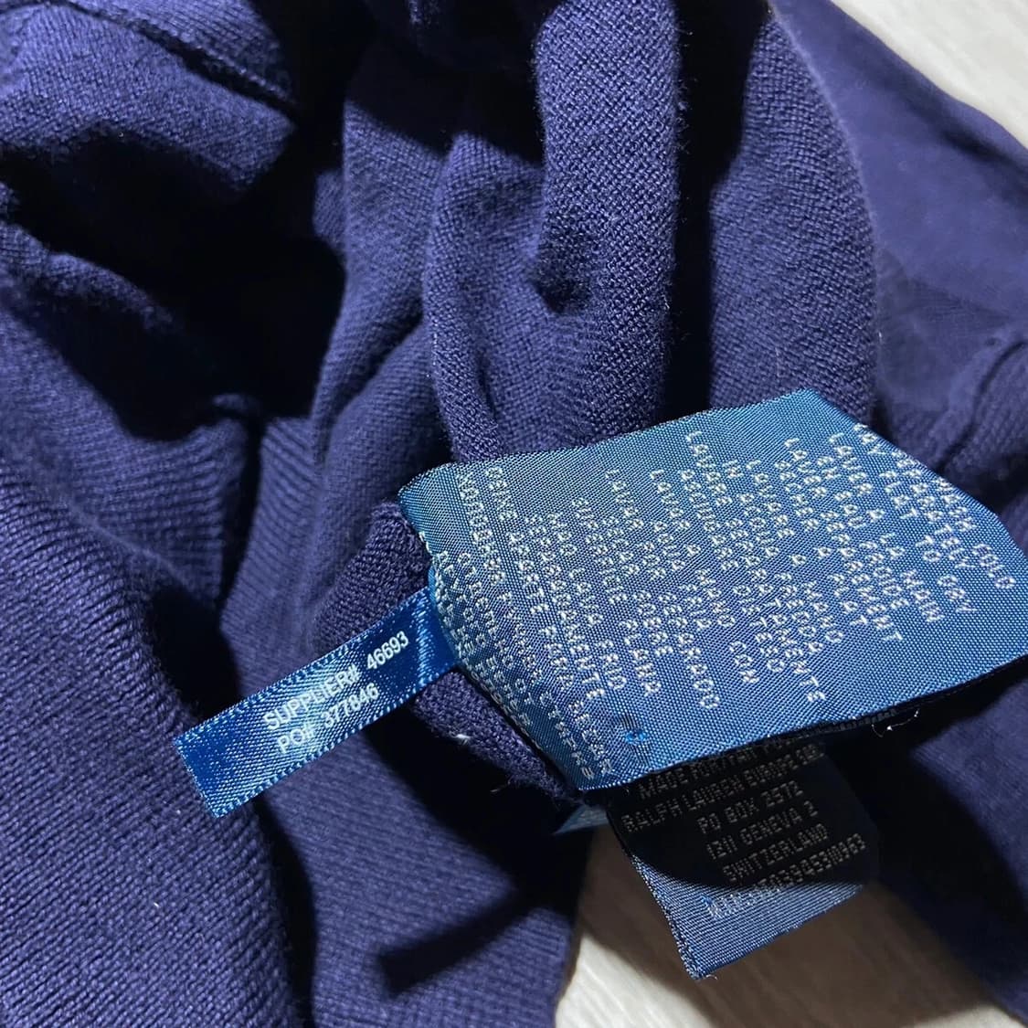 폴로 랄프 로렌 피마 코튼 네이비색 가디건 상품이미지9