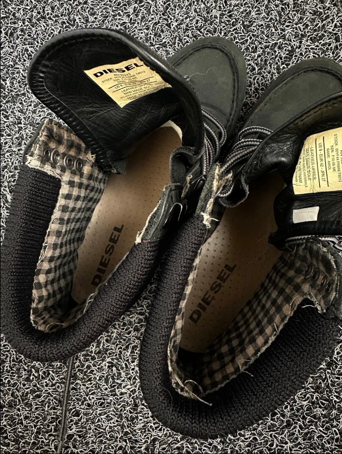 Diesel AWOL 블랙 워커 부츠 270 상품이미지6