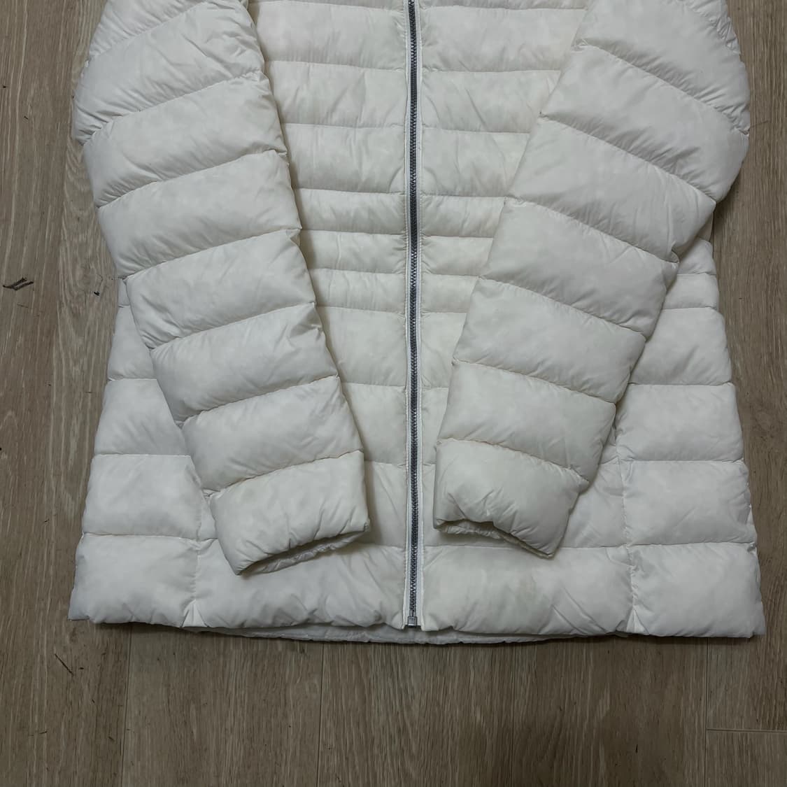 라푸마 여성 우모 화이트 경량패딩 M/95  상품이미지5