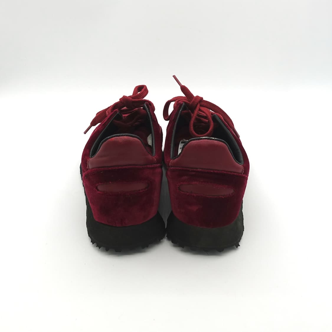 CDG x Spalwart 꼼데가르송 스파워트 벨벳 템포 버건디 스니커즈 상품이미지4