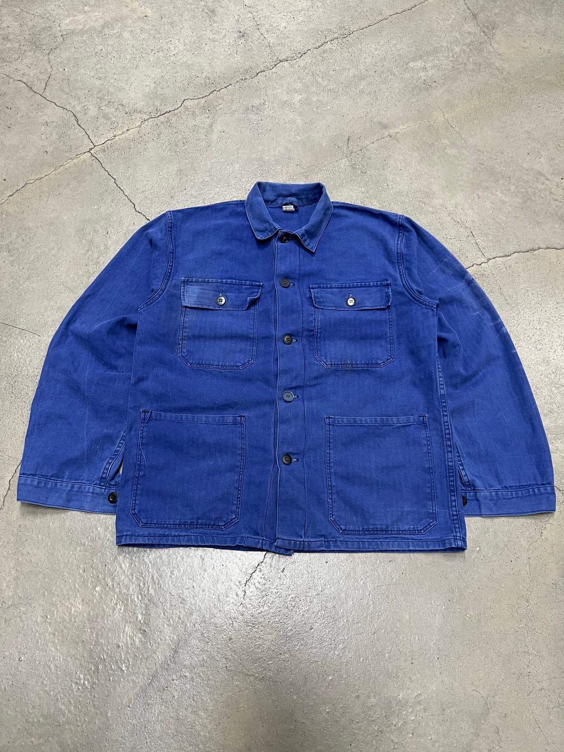 FADED BLUE VINTAGE HBT 헤링본트윌코튼 프렌치워크자켓 상품이미지1