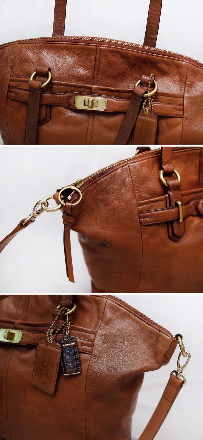 코치 에머슨 딥브라운 첼시레더 토트.숄더백 브리프케이스 상품이미지7